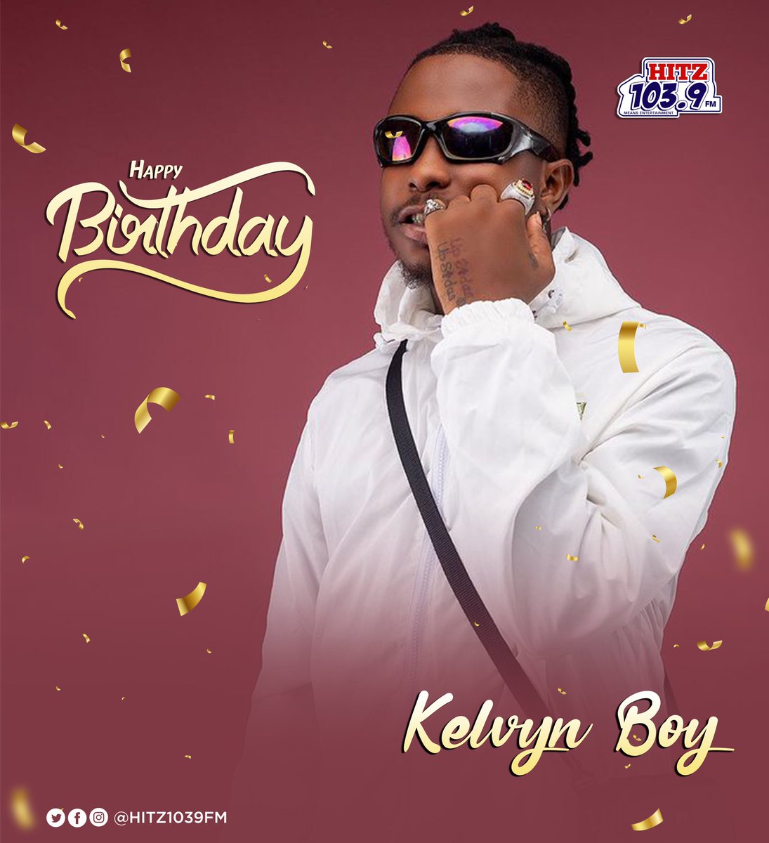 Hitz1039FM's tweet photo. Happy birthday to the “Black Star”, @kelvynboymusic_. Lai lai! What’s your favorite song by him? https://t.co/V2EqXjjqRs