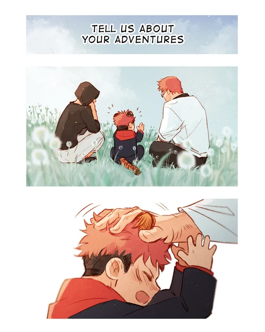#jjk #JJKSpoilers 
Tiger Cub AU: Who were you talking to, Yuuji? 