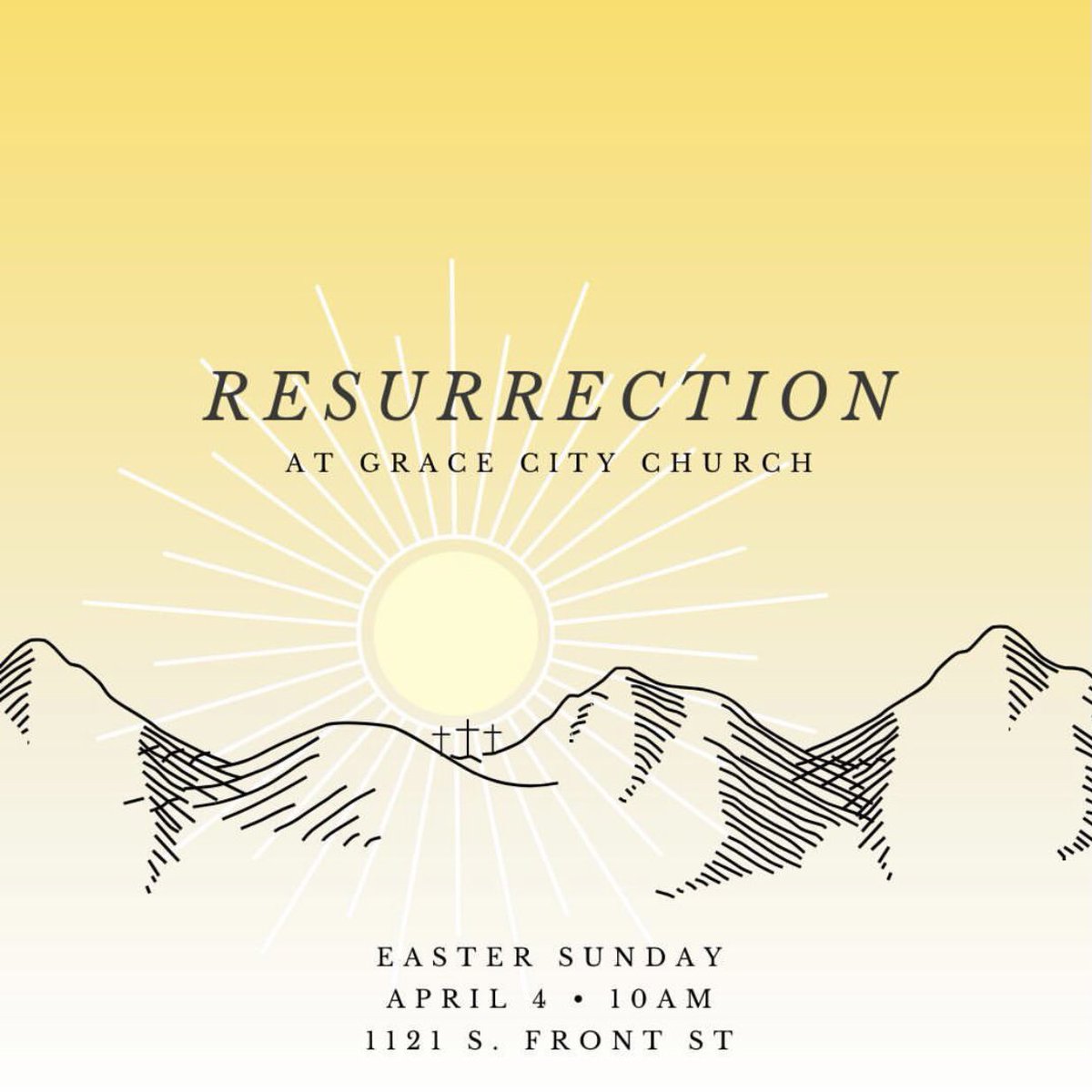 GraceCityILM's tweet photo. We invite you to join us on Easter Sunday to celebrate the resurrection of King Jesus! Afterward, we invite kids of all ages to stay after for an egg hunt! ⠀
⠀
#WilmingtonNC #EasterSunday #ResurrectionSunday #PortCityNC #WeLoveWilmington #gracecityilm #JesusisAlive https://t.co/ghZf4x87Vh