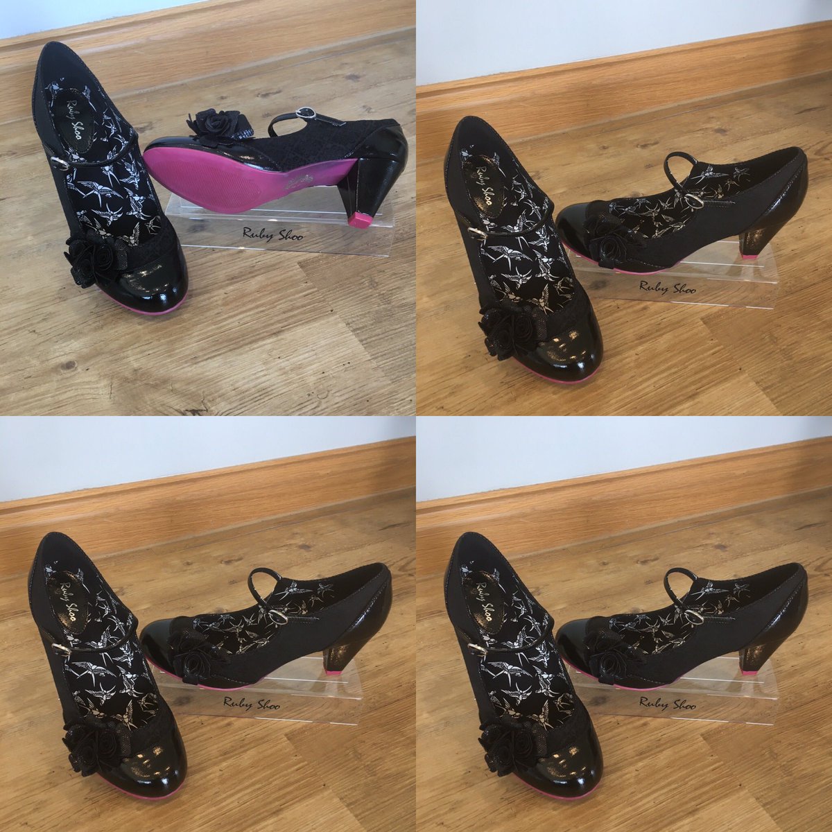 Brand new in box Bridget size 8. £35. £3.50 UK p&amp;p #rubyshoo #veganshoes #pinksoles #shoes #shoos #heels #pinup #vintage #rockabilly