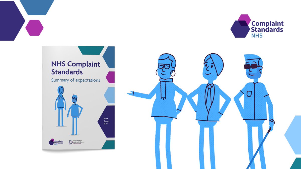 NHSResolution's tweet photo. New Complaint Standards for the NHS are now live. Find out how they can improve services and #MakeComplaintsCount by visiting PHSO’s website: https://t.co/dZ6hzDWxKR https://t.co/AOQsLnGbRm