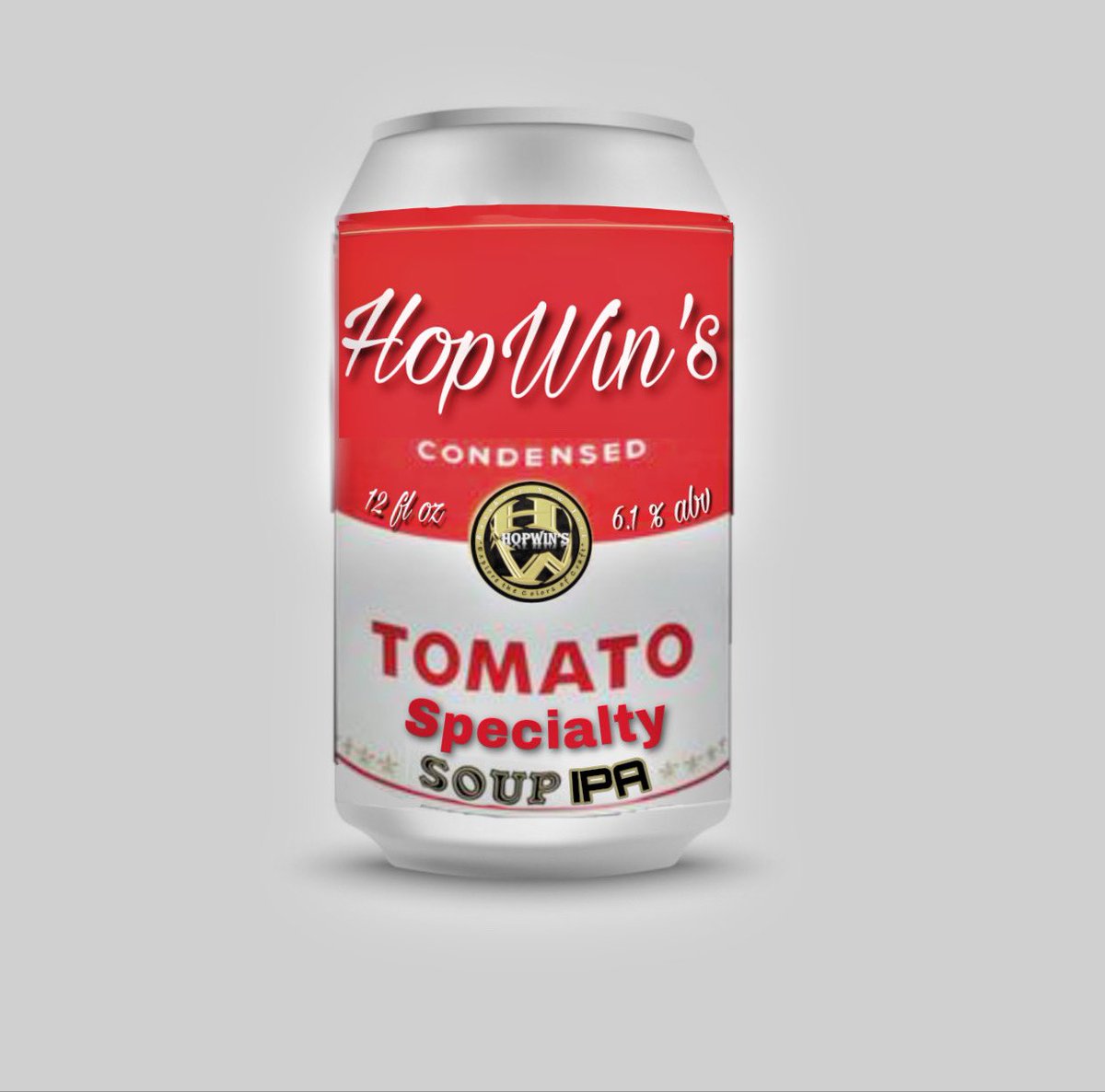 HopwinS's tweet photo. Fermented on 62 lbs of tomato soup with no fear of DMS. M!m!M!m! Better (can I say that?)

Available while supplies last, or at least until you realize that this is only an April fools joke!

#soup  #cannedsoup  #beer  #craftbeerlover  #craftbeer  #aprilfoolsday  #aprilfools https://t.co/nM5ph5s9RX
