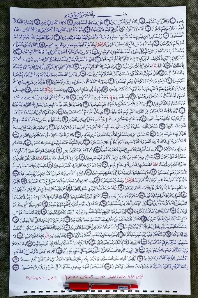 el_sheikhamar's tweet photo. Sourate Yaseen à une page 📖✍🏽
Bénissez votre calendrier ❤️ https://t.co/0X11ObLjB8