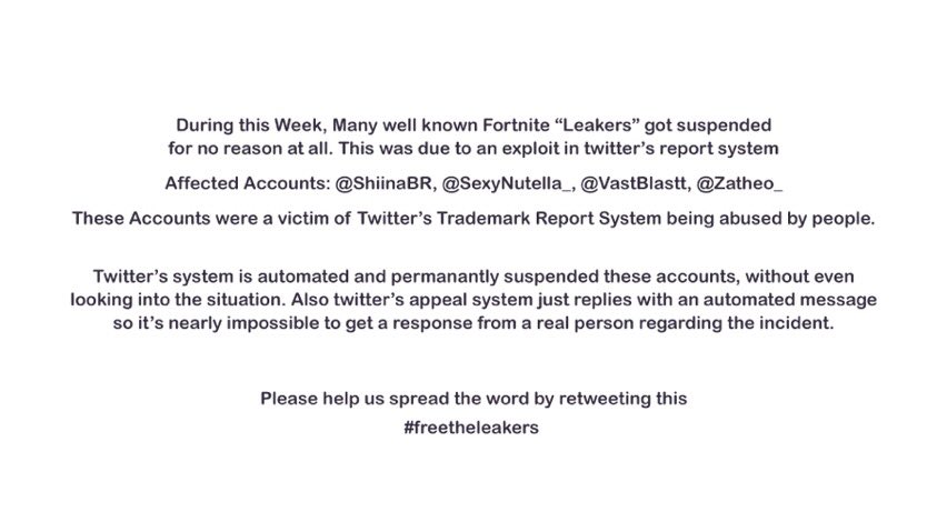 FreeTheLeakers9's tweet photo. #FreeShiina #FreePeQu #FreeVast #FreeNutella #FreeFunee #Freetheleakers https://t.co/4AKpGNCyH1