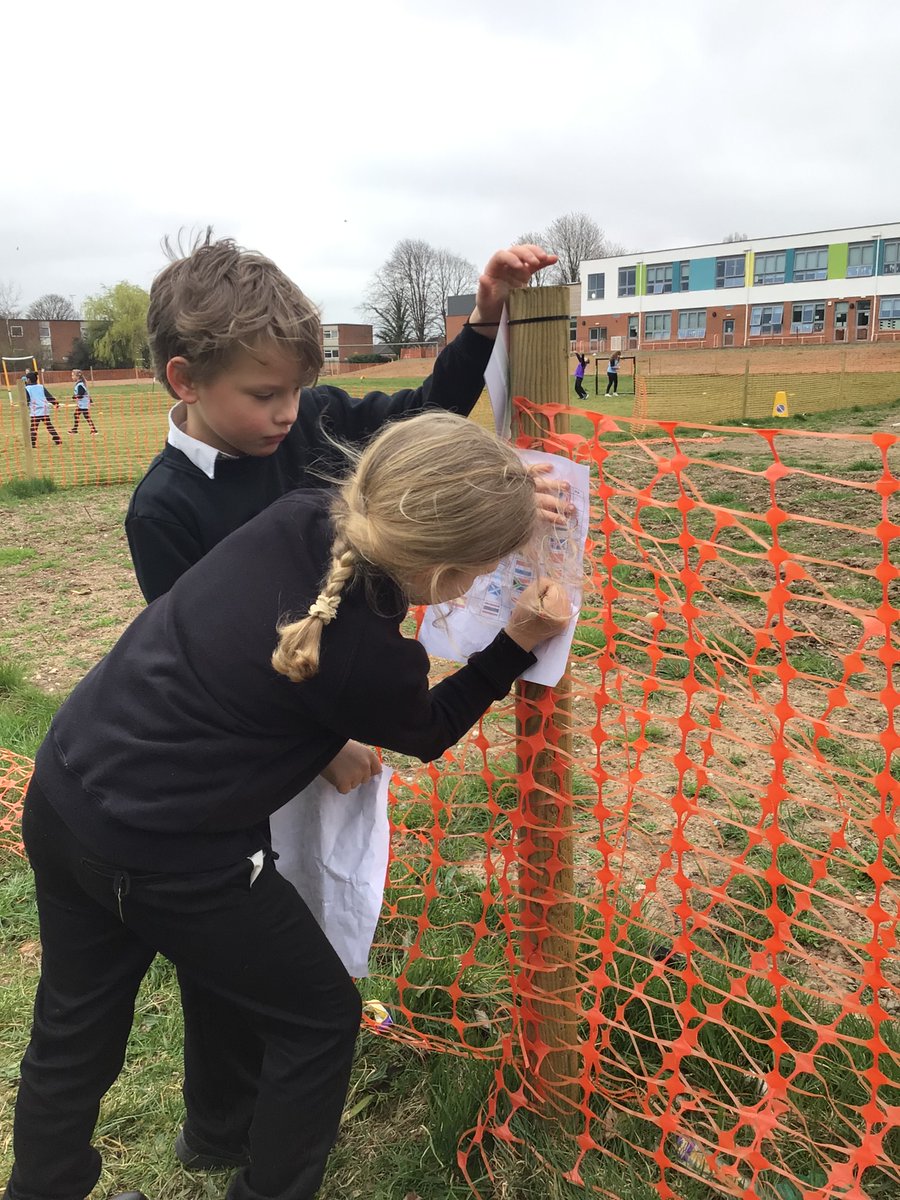 RiversPrimary's tweet photo. We are having the best day ever showing #ICanBeCollaborative during our orienteering Easter egg hunt. https://t.co/wOe2ig6CXD