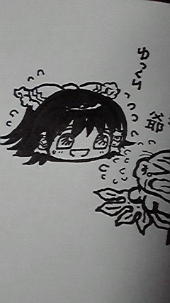 #新年度だから妖怪を描く修行 ゆっくり(饅頭の妖怪) 