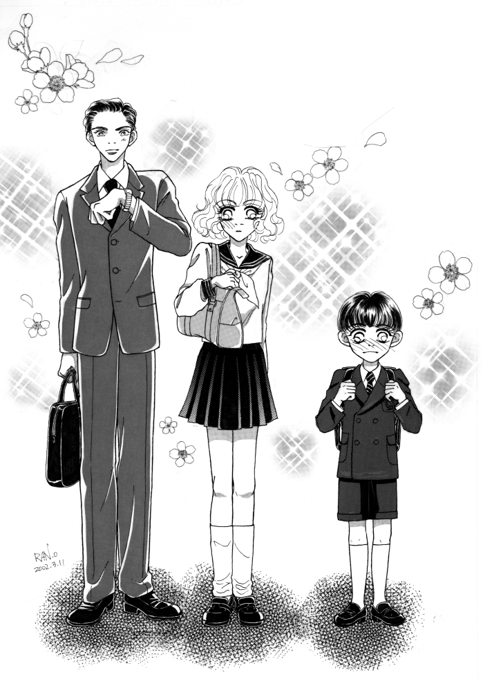 発掘されたファイルより、過去イラスト。
今日UPするのにぴったりのものがあったので。

新入社員、新入学のみなさん(は、もうちょっと後かもですが)、頑張ってね!!

ルーズソックスに時代を感じるわ・・・・💦

#イラスト #アナログ #アナログ絵 #アナログイラスト #過去絵 #新入社員 #新入学 