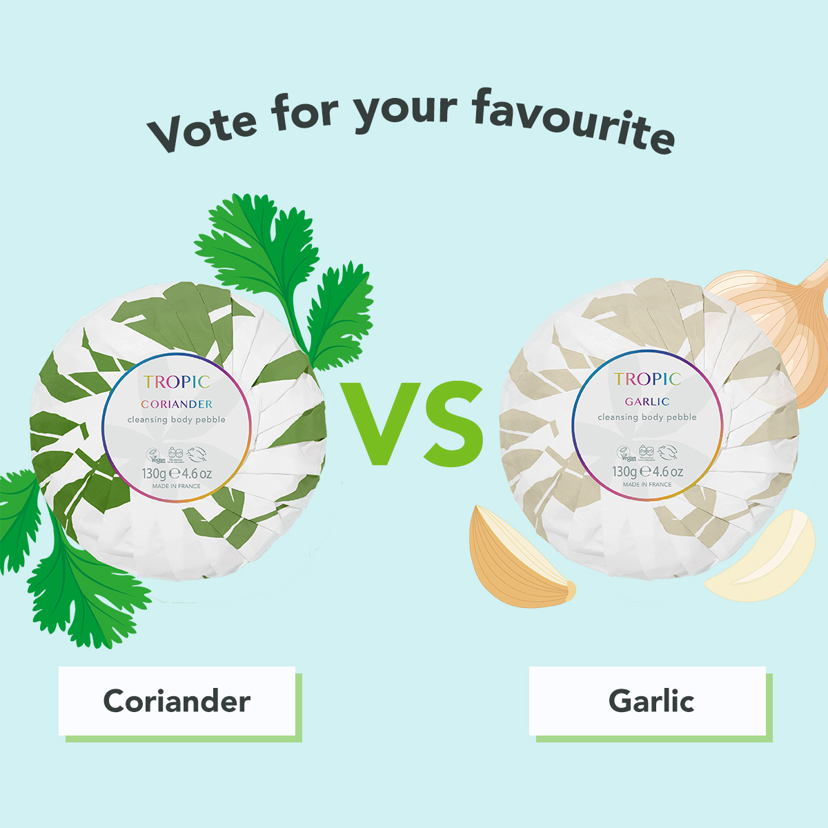 You fell head over heels for our creamy original Cleansing Body Pebble, now we’re hard at work creating your next favourite – and this time, you get to decide! Head to our website to cast your vote and make your voice heard fal.cn/3epKJ