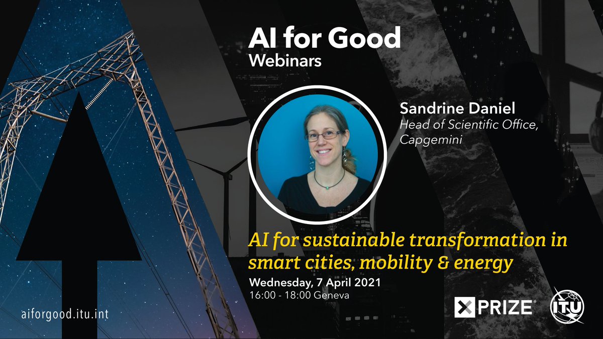 AIforGood's tweet photo. WEBINAR | our expert panellists are ready to talk with you about the future of #sustainability #SmartCities
🗓 Wednesday, 7 April 2021 @ 16:00
ℹ️ https://t.co/1wCKCThgqA
#AI #AIforGood https://t.co/xhqUdxau2B