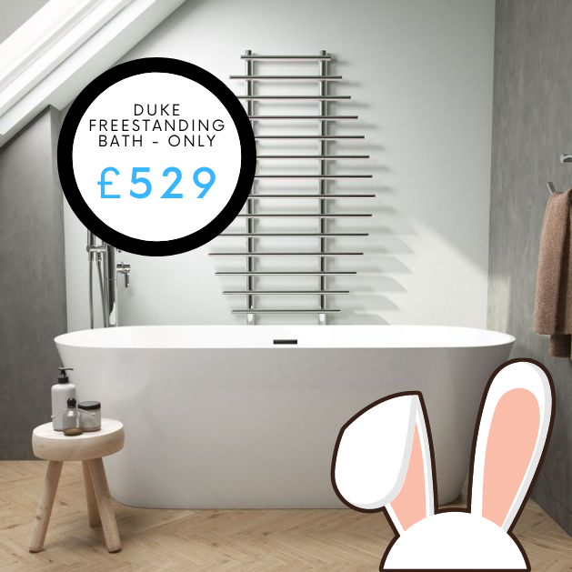 Happy Easter Weekend to all our wonderful followers! 🐣

Enjoy incredible Easter deals like the Duke Modern Freestanding Bath for only £529!! ✨

Order today or call our showroom on 0330 053 6040
bathshop321.com/freestanding-m…