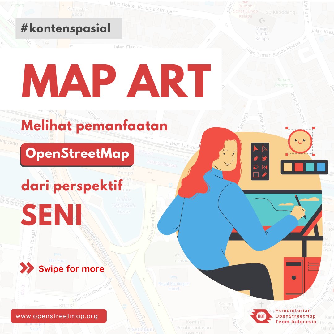 OSM_ID's tweet photo. Selain digunakan untuk hal teknis, data peta juga dapat digunakan untuk berbagai hal, termasuk dalam bidang seni. 

Dengan pemilihan warna dan teknik pencetakan tertentu, kita dapat mengubah data peta menjadi hal yang lebih bernilai secara estetika.

#kontenspasial #openstreetmap https://t.co/hX0jOtaGcl