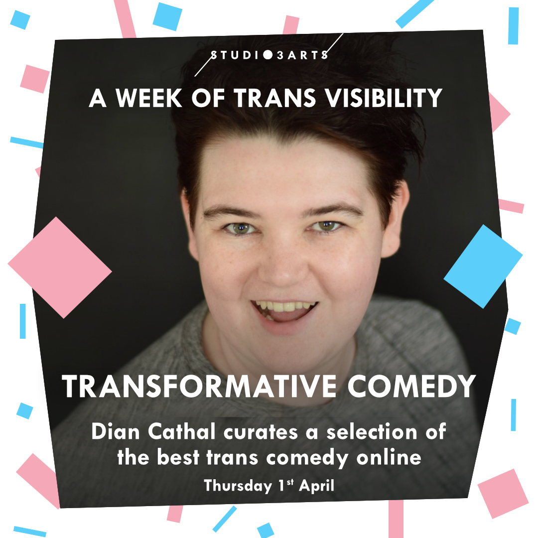 studio3arts's tweet photo. Today queer actor and comedian @DianCathal has curated a YouTube playlist of the funniest trans comedians around today โ all to be enjoyed from the comfort of your sofa!
Watch the playlist: https://t.co/LpBg6V8kCE
#S3ATransVisibility #TransVisibility #TDOV #TransComedy https://t.co/J0ivDhT0lM