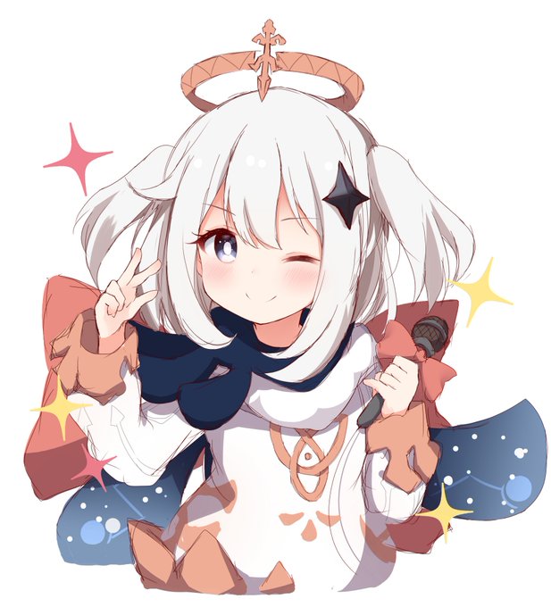 ツインテパイモン #原神 
