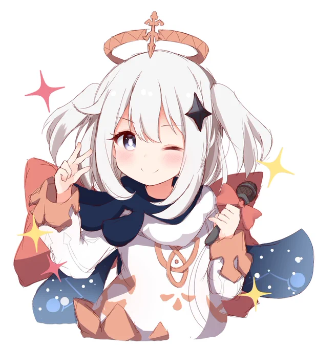 ツインテパイモン #原神 