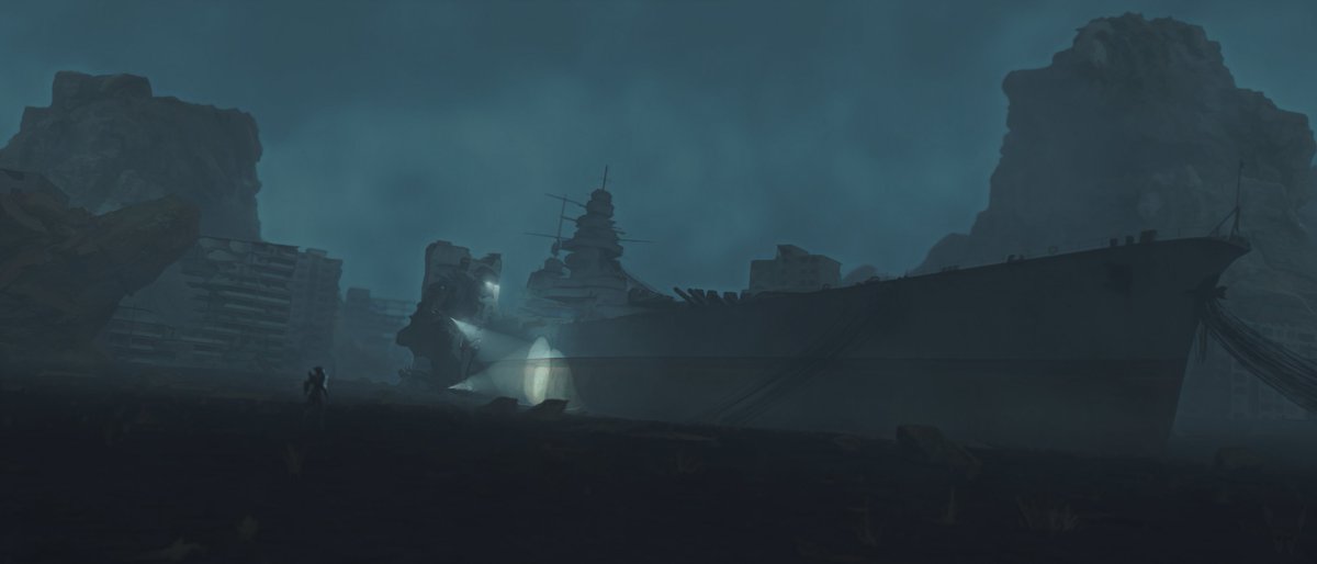 Potatsoon's tweet photo. The lost ship.

#3d #render #c4d #redshift #ship #poster #cinema4d #redshift #cgi https://t.co/ESVy0anUs8