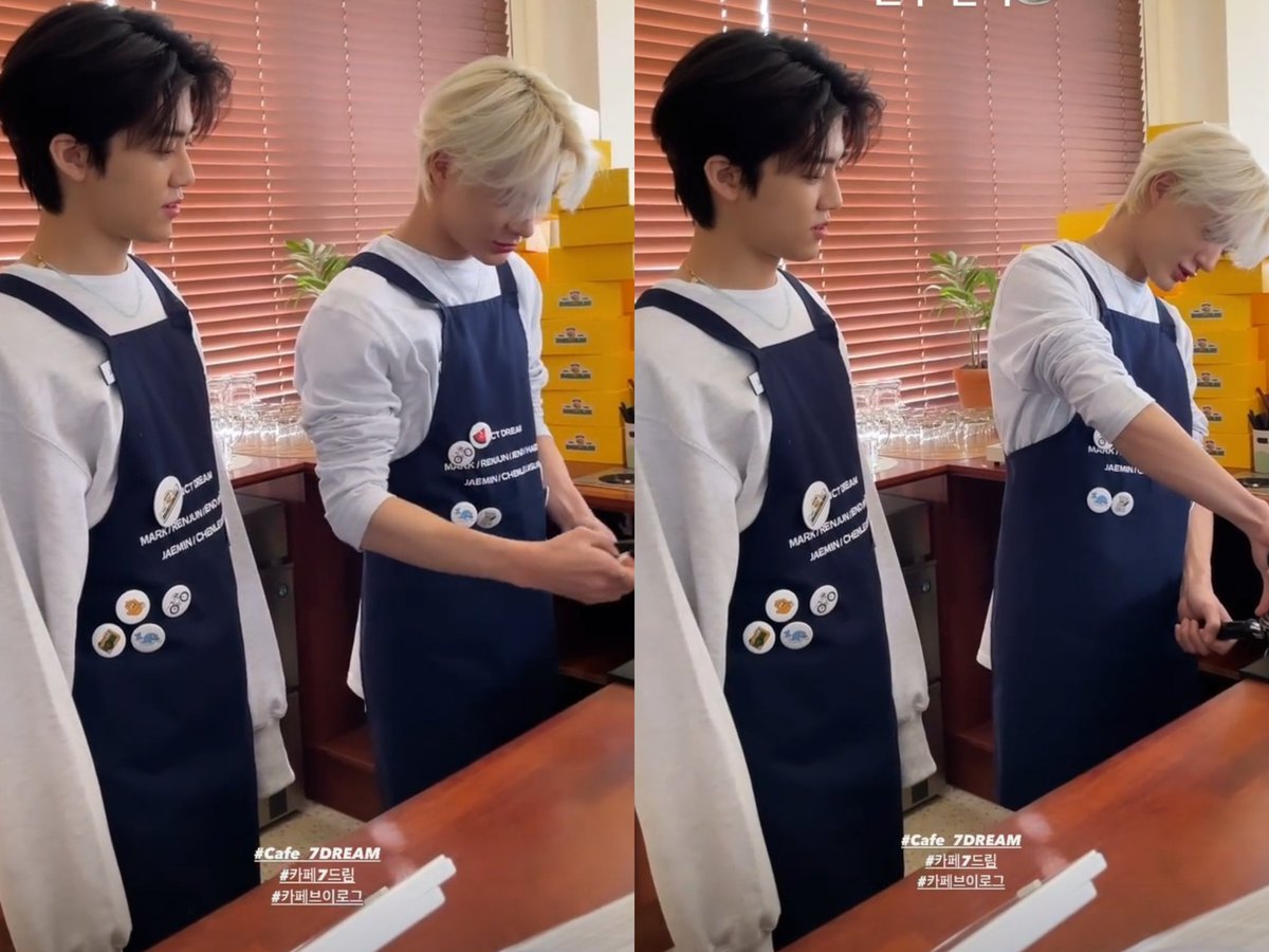 silence423_nm's tweet photo. พี่เจโน่ชอบถกแขนเสื้อขึ้นส่วนน้องแจมินชอบให้คูมเสื้อกินมือเป็นตะเร้กตะน้อยเลย🥺 https://t.co/vqrgnFZnoO
