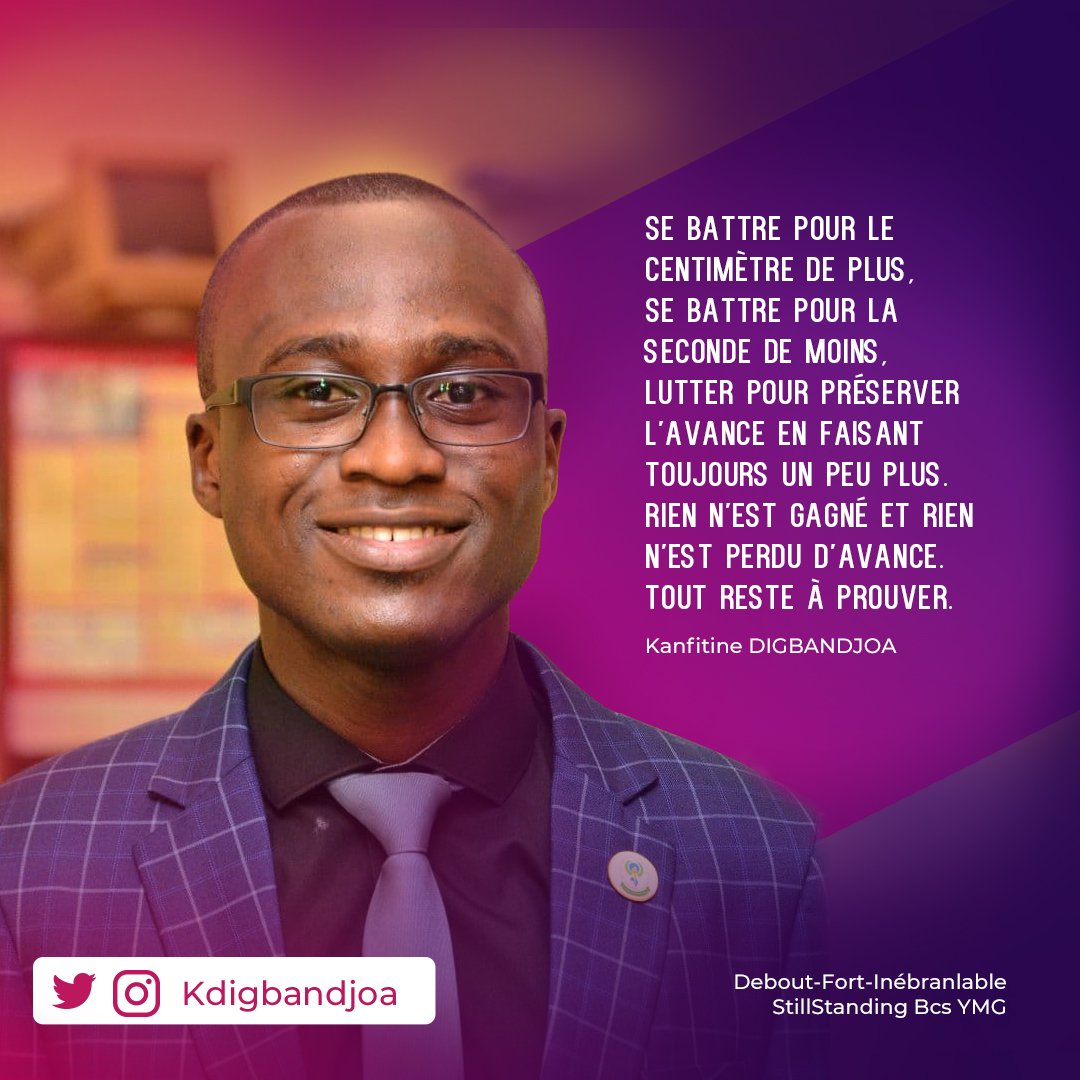 Kdigbandjoa's tweet photo. Fructueux mois d'avril à toutes et tous les #TgTwittos , #CIV225 et #Kibaro. Bravoure et vaillance.
Puisse l'avance être préservée et vos réelles compétences valorisées aux yeux de tous
#UnPeuPlus
#Debout
#Fort
#Inébranlable
#StillStandingBcsYMG https://t.co/Y2oujoRF1h