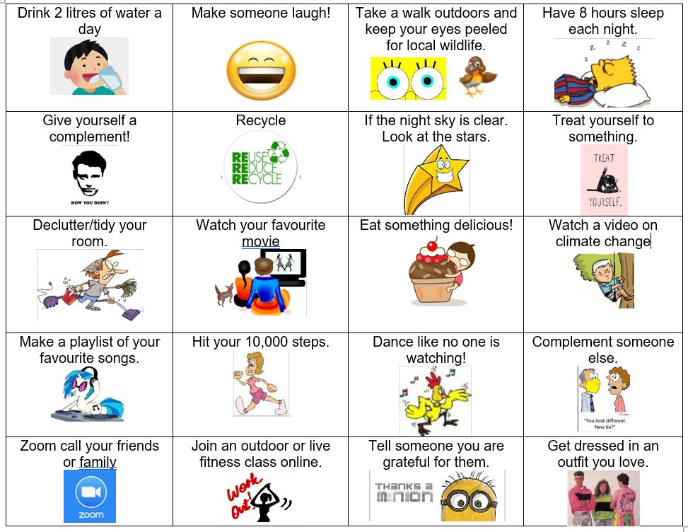 Its that time again..... Science Health and Wellbeing Bingo is back!! 
Take time over the Spring Break to attempt some/all the activities on the card.
Try and encourage your family to join in.
<a href="/KnightswoodSec/">KSS</a>

<a href="/KSSFamilyLearn/">KSSFamilyLearning</a>