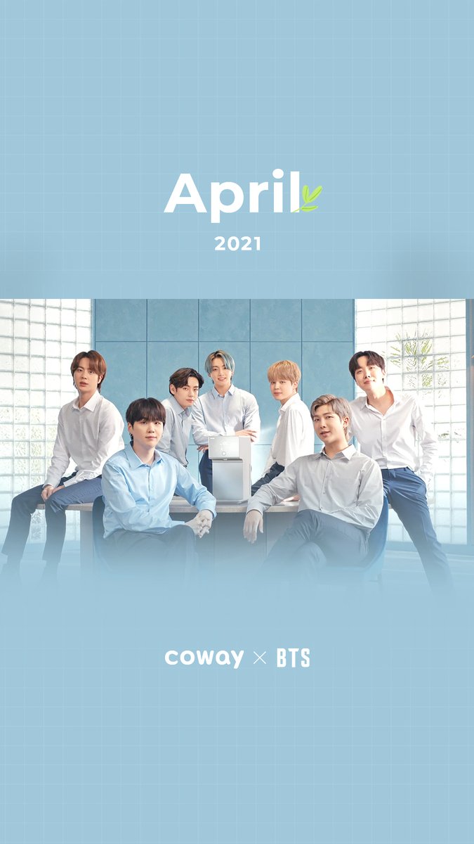 Coway_Thailand's tweet photo. Join us in the upcoming April to cheer for​
 💙COWAY X BTS💜 !​
​
ก้าวเข้าสู่เดือนเมษาไปพร้อมกันกับ​
 💙COWAY X BTS💜 ! https://t.co/LCtSUAeIDU