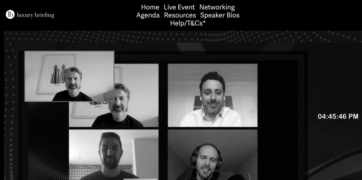 Yesterday, R&amp;C's CEO <a href="/AlexanderKoppel/">Alexander Koppel</a> took part in the 2021 Technology in LuxuryConference, hosted by <a href="/LuxuryBriefing/">Luxury Briefing</a>,  together with Anthony Day, <a href="/mr_pnh/">Pierre-Nicolas Hurstel - PNH.eth 🏠</a> (Pierre-Nicolas Hurstel) and Nathan J. Anderson. 

Thank you to everyone who joined us yesterday!