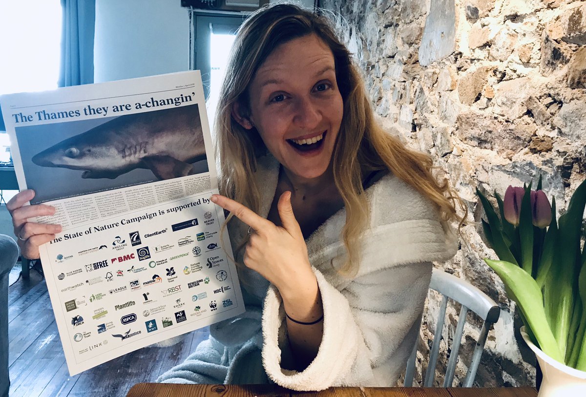 LouisaCasson's tweet photo. Laughing not ranting at the morning news..? Oh wait, it’s a special paper round delivery from @wcl_news!

The nature crisis is no joke - MPs need to support #StateofNature targets in the Environment Bill: https://t.co/OKN1g6Z86n https://t.co/JyyUw4PP2x
