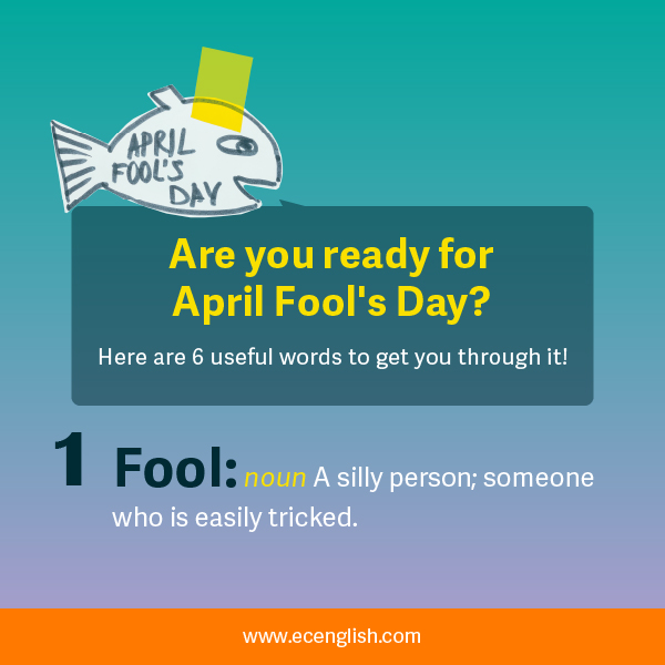 ECEnglish's tweet photo. April 1st is commonly known as April Foolโs Day in English-speaking countries. A day when people play funny tricks or jokes on friends, family and maybe even their colleagues! Just for fun of course. #ecenglishtips #learnEnglish https://t.co/SE7AGd3vRa