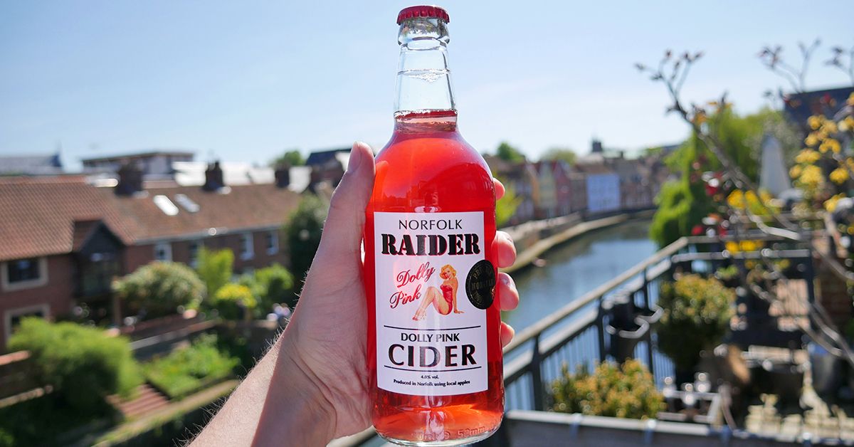 With the sun out it's hard to resist our cider!☀️

We're very much looking forward to seeing you all again this year, view attending events here: norfolkraidercider.co.uk

Our offers &amp; free Norfolk delivery are still running on our website shop also: norfolkraidercider.co.uk/shop
