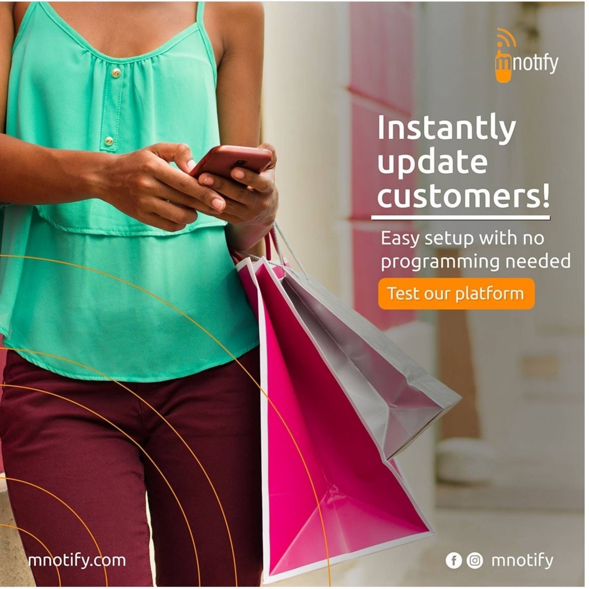 mnotifys's tweet photo. Want to send SMS automatically from online or eCommerce shop? Install our SMS plugin.
Call +233541509394 to learn more
#bulksms #bulksmsghana #apiplugins #bulksmsservice #bulksmsprovider #bulksmsghana #smsmarketing #sms #bulksmscompany #bulksmsgateway https://t.co/TegxJKPVOM
