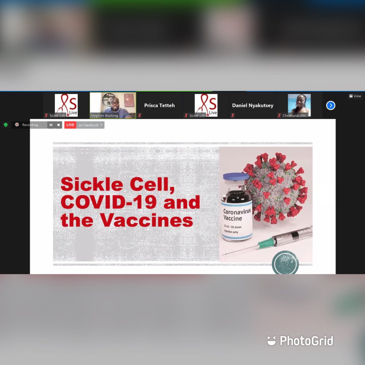Sickle_Life's tweet photo. LET’S TALK SICKLE CELL-2021

Date: Saturday, 27th March, 2021
Time: 6:00pm (GMT)
Topic: Let’s Talk: Sickle cell and Covid-19 vaccines

Speaker:
Dr. Samuel Boateng 

Moderator:
@BankasMD 

#LetsTalkSickleCell
#LetsTalkSCD
#SickleCell 
#SickleLife https://t.co/k4sdPQdI2c