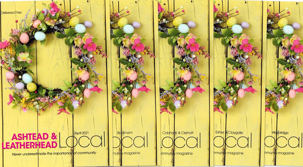 LookLocalMags's tweet image. The April 2021 issue's of our magazines are out now... and you can also see them online by visiting our website: looklocalmagazine.co.uk #Ashtead #Leatherhead #Bookham #Cobham #Claygate #Esher #Oxshott #Weybridge #LocalEvents