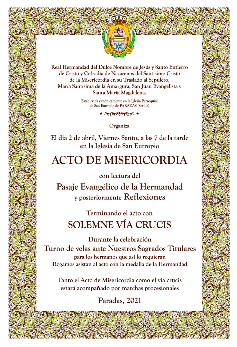 CONSEJO DE HERMANDADES Y COFRADIAS DE PARADAS (@consejoparadas) on Twitter photo 