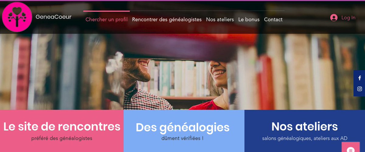 Un futur salon virtuel du mariage entre généalogistes ?! Si tel est le cas, nous n'hésiterons pas à vous informer !
#genealogie #SalonVirtuel

geneacoeur.wixsite.com/geneacoeur/