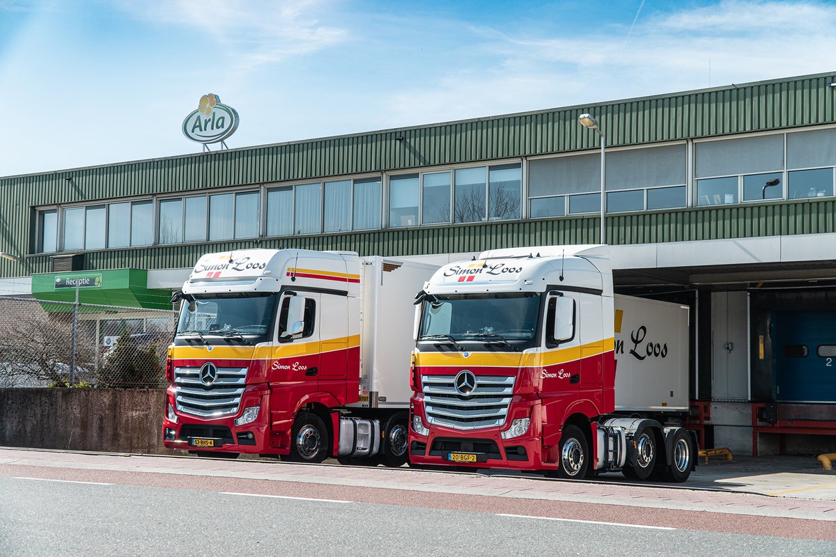 Simon Loos gaat transport verzorgen voor Arla Foods Nederland. Lees meer: peterappeltransport.nl/nieuws/simon-l…

#simonloos #transport #arla #koeldistributie #samenmeerdanlogisch #nederland