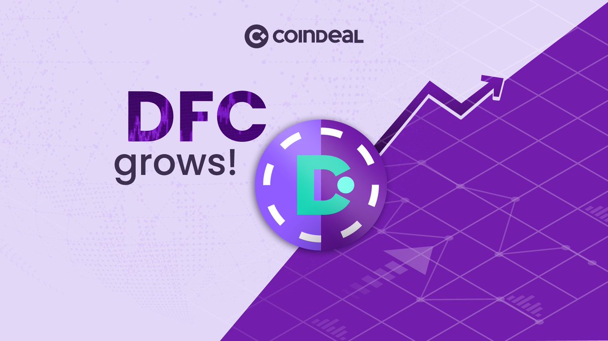 DeFiScale1's tweet image. DFC trade opened yesterday on #coindealcom. First trade at 0,021 USDT, last trade at 0,0275 – change 31%.
#DeFiScale #DeFi #listing