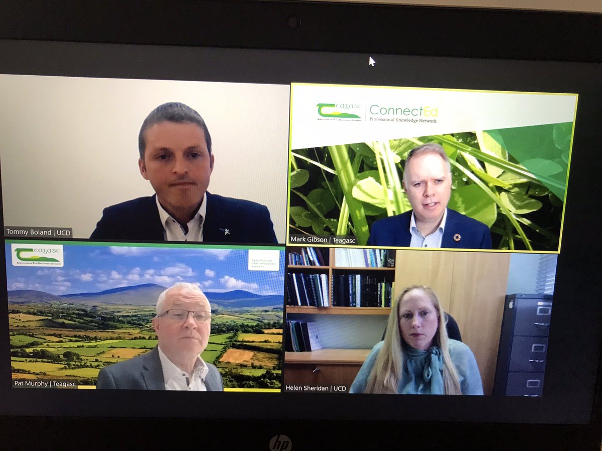 PierceKarina's tweet photo. Excellent presentation by @PallasTb and Helen Sheridan @teagasc #signpostseries this morning on research into #multispeciesswards and impact on animal performance, soil fertility, biodiversity https://t.co/alAMEXqX2t