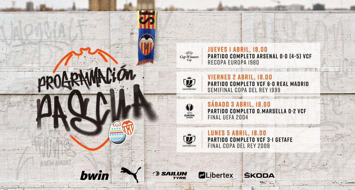 valenciacf_vale's tweet photo. No es podran disfrutarย de les festes com abans a causa de la #COVID19, perรฒย #VCFMEDIAย ofereix entretenimentย per a tota la setmana
๐บ ๐ท๐๐๐๐๐๐๐๐๐๐ฬ๐ ๐๐๐๐๐๐๐๐ a les 18:00h en:
๐ฒ https://t.co/QckyoxEUhQ
๐ป https://t.co/OBfU1cC9dx
#JuntsAnemAMUNT ๐ฆ #OneClubVCF https://t.co/QPGpPpG0UB