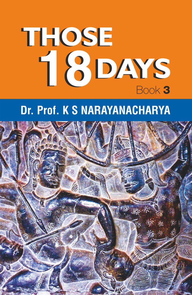 subbubooks's tweet photo. Taking up the project of Reprinting all the books of foremost scholar of Indology - Dr Prof K S Narayanacharya. To begin with we are releasing “Those 18 days” a retelling of Mahabharata war https://t.co/guRo5wuKAu @rammadhav_rss @NileshOak @KanganaTeam @Tejasvi_Surya @mepratap https://t.co/jh3qRgrrtn