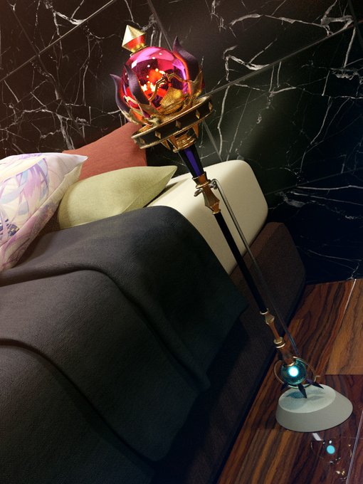 等身大コスモブルーロッド作りました 