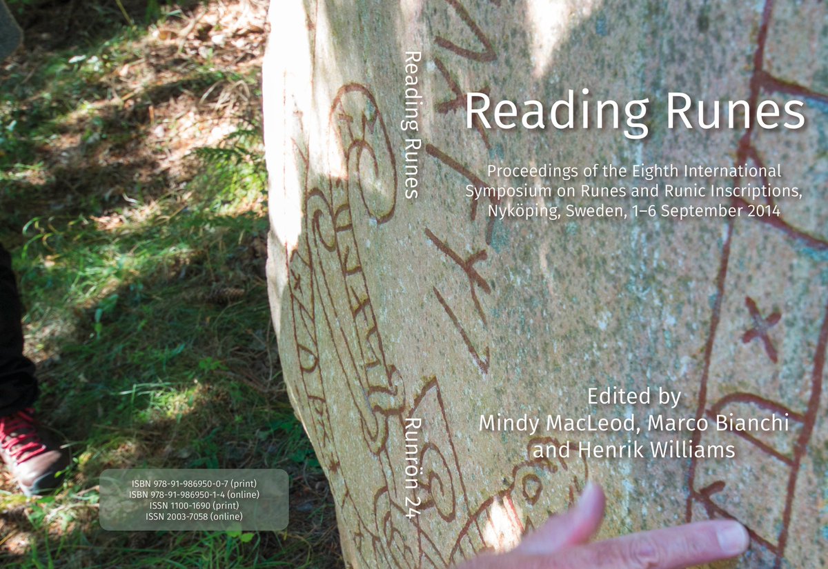 jarlabanke's tweet photo. It took quite some time, but here it is: "Reading Runes" with the proceedings of #isrri8 in Nyköping 2014. Of course CC BY and Open Access: https://t.co/h5AubqLdgM

What a relief! https://t.co/yBNz1F9Wo5
