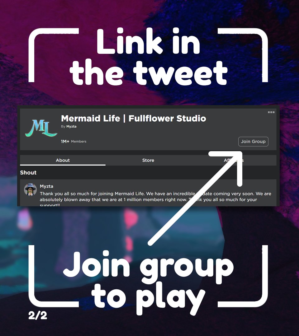 Mermaid Life Playmermaidlife Twitter - half life groups roblox