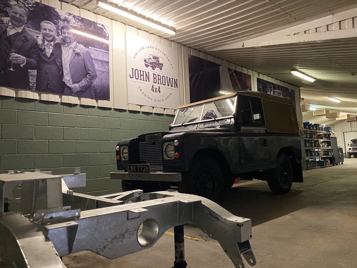 The next full in house rebuild is going to be a 300tdi truckcab 88”.  We currently have 4 full rebuilds on the go, keeping the workshop very busy! #galvanisedchassis #rebuild #inhouse #landrover