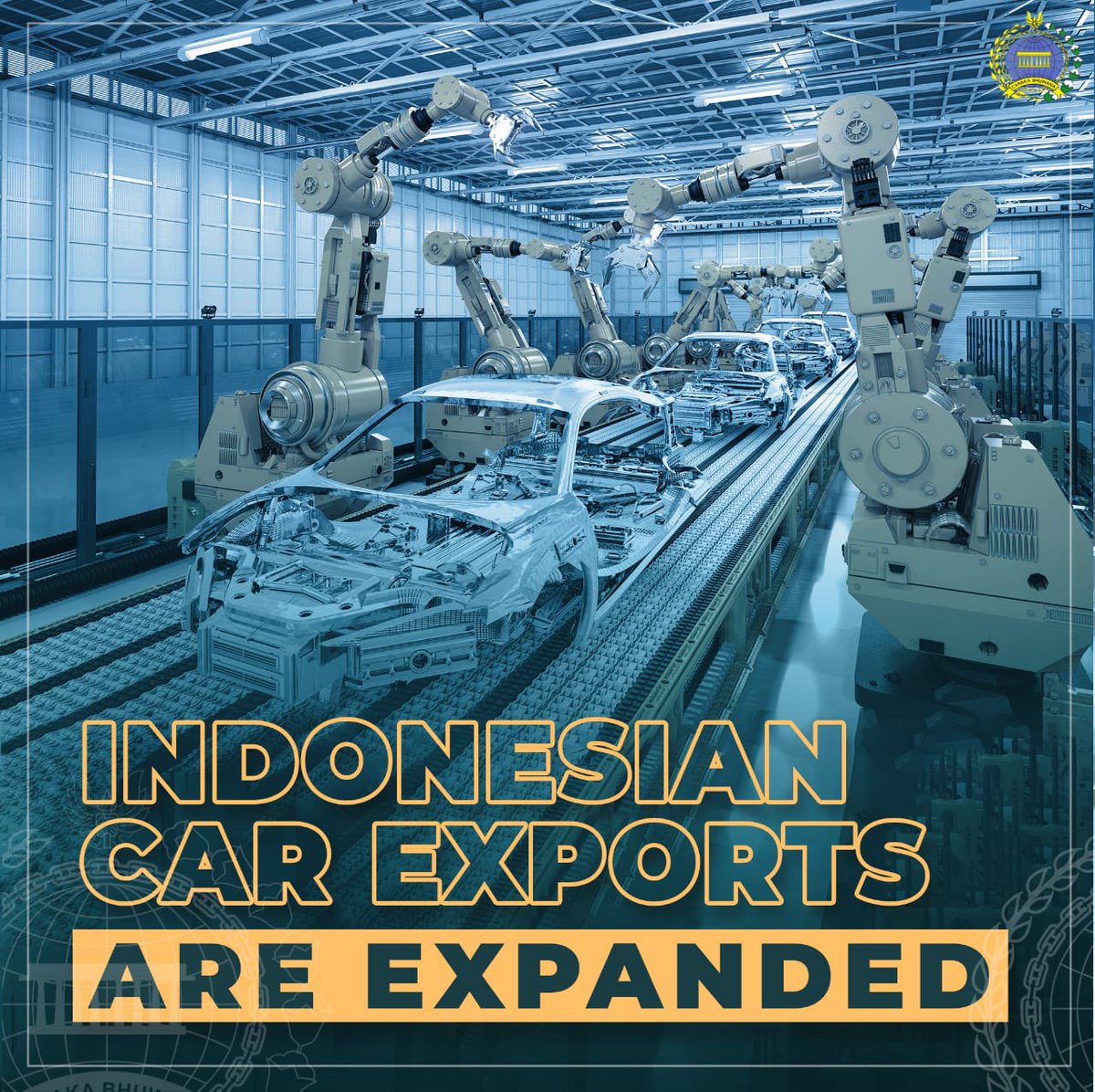 IndonesiaInBSB's tweet photo. #sahabatkbribsb
Automotive Industry is a key pillar of the Indonesian Economy. Indonesian Government set the production targets 4.2 million units by 2025
#IniDiplomasi
#RintisKemajuan #IndonesianExport #IndonesianCarExports #IndonesianProduct #IndonesiaMaju
#indonesiainbrunei https://t.co/bPywl1TWgW