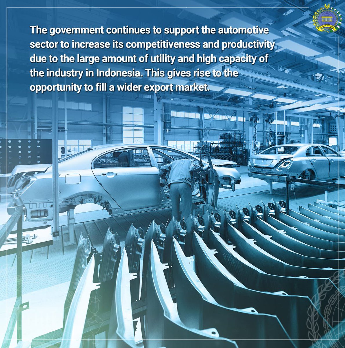 IndonesiaInBSB's tweet photo. #sahabatkbribsb
Automotive Industry is a key pillar of the Indonesian Economy. Indonesian Government set the production targets 4.2 million units by 2025
#IniDiplomasi
#RintisKemajuan #IndonesianExport #IndonesianCarExports #IndonesianProduct #IndonesiaMaju
#indonesiainbrunei https://t.co/bPywl1TWgW