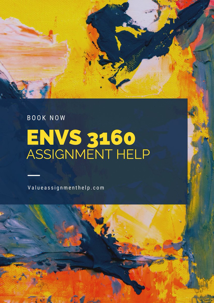 vassignmenthelp's tweet image. Book your ENVS 3160 Assignment Now
Visit us : valueassignmenthelp.com
#asssignmenthelp #valueassignmenthelp #bestassignmentservice #affordableprice #Cheapassignment #assignmenthelp #australia #india #malaysia #canada #germany #southkorea #university #universitylife #university