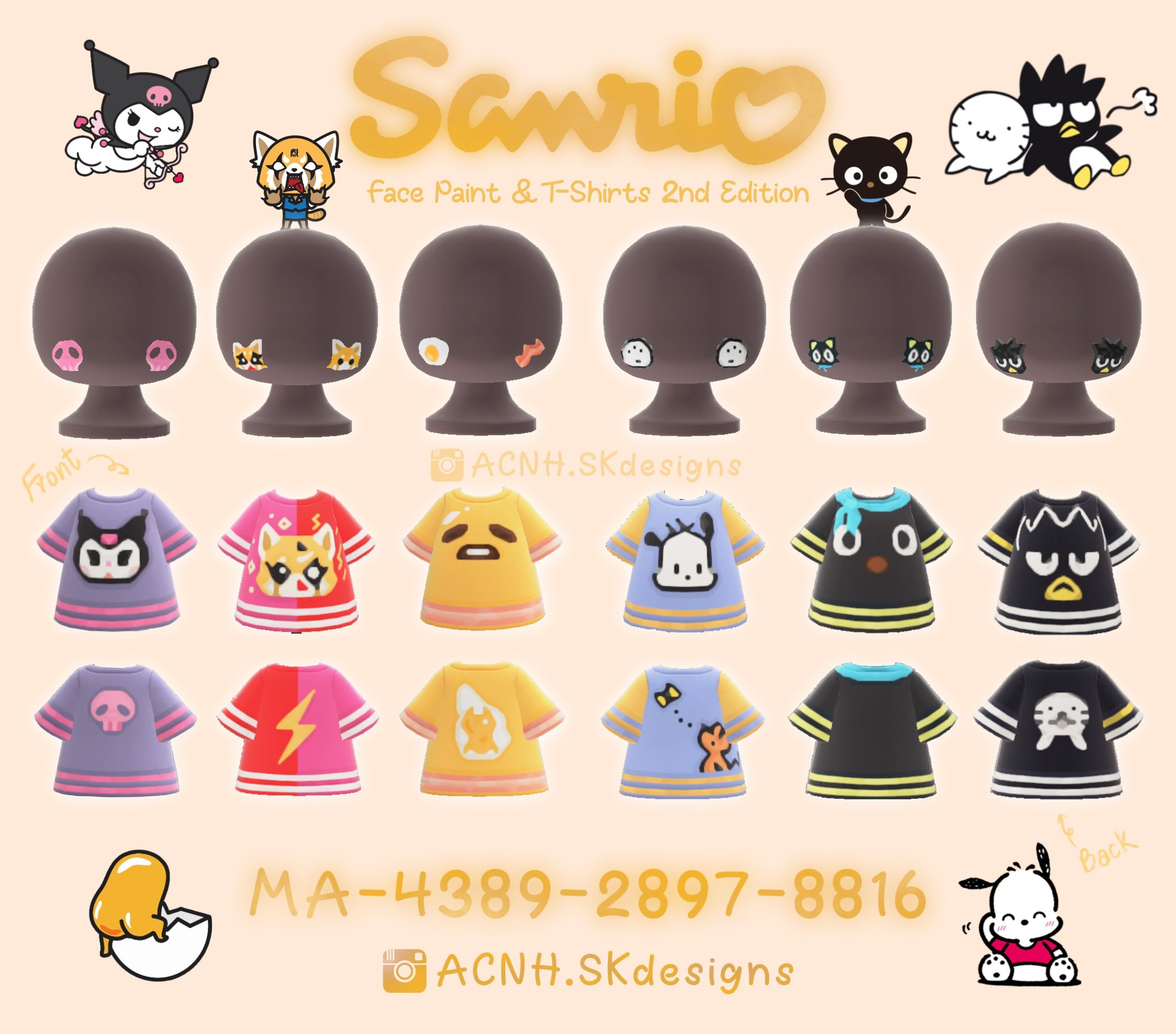 Acnh Sanrio Designs Design Talk