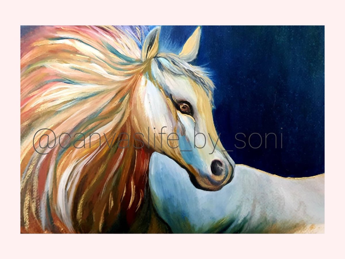 Soni_gulati's tweet photo. "Radiant Horse" | Oil Painting
#artistsontwitter #paintings #oilpainting #Colors #horsepaintings https://t.co/LGyHrAxoyP