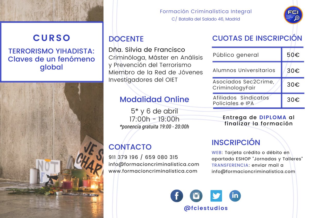 Formación Criminalística Integral tweet media