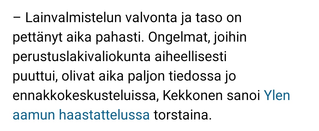 TeeHool1's tweet photo. "Jos ei pystytä tekemään kunnon lakeja nopeassa ajassa, niin otetaan leveämpiä hartioita käyttöön. Onhan meillä juridiikan asiantuntijoita muuallakin kuin THL:ssa ja STM:ssä ja VNK:ssa." Amen.

Oikeushistorian professori kritisoi OKA:a https://t.co/TqNaUAlvSH #uutisvahti https://t.co/bOMks5hhsi