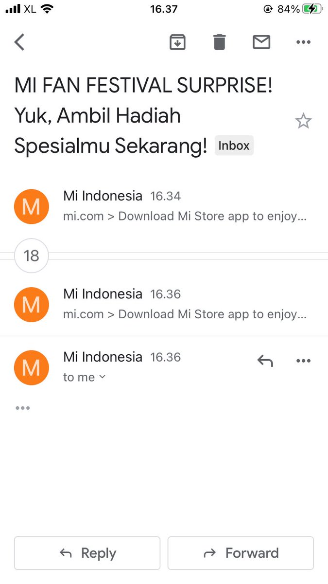 joemlukman's tweet photo. @XiaomiIndonesia happen to ur email? I gat spam by it @atytse https://t.co/di7NC1U47D