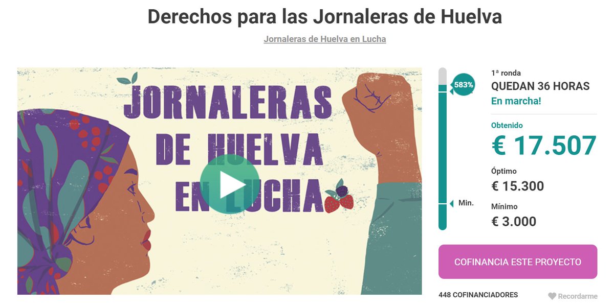 Compañerxs, aviso del campo pal mundo❗️ 🚀
Desde los pueblos del corazón andaluz, hemos lanzado #GoteoPalJornal 
Súmate aquí goteo.cc/jornaleras para que podamos seguir reclamando las condiciones de una vida y un trabajo respetuoso con los #DDHH